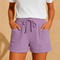 Shorts de verano ligeros para mujer con cintura elástica | Manya