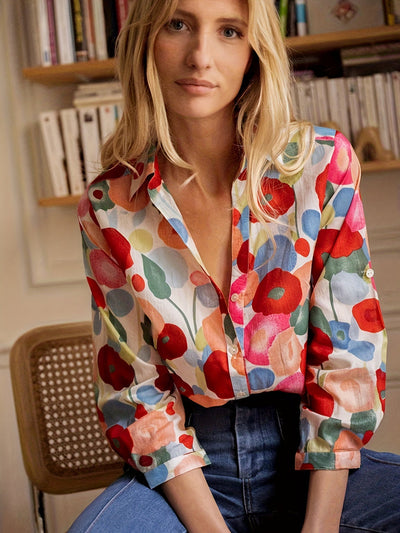 Norah | Blouse florale stylée pour dames