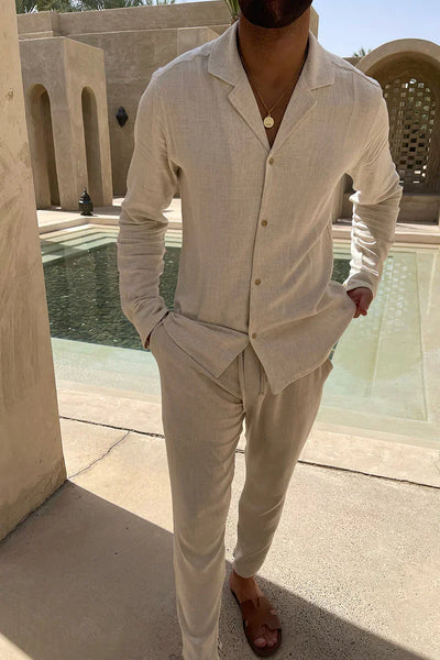 Conjunto de lino para hombre