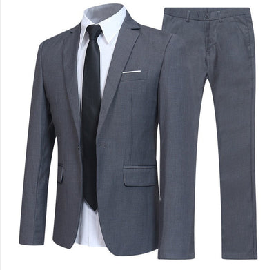 Lukas | Traje de dos piezas para hombre estilo coreano: moderno, versátil y elegante