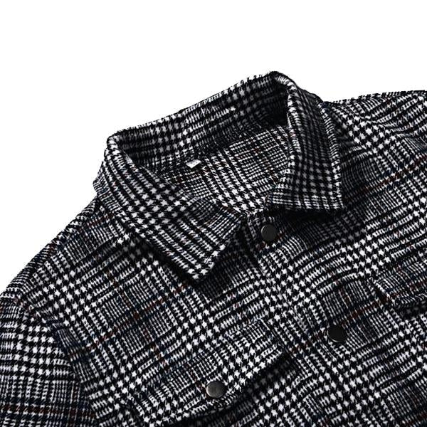 Chaqueta a cuadros para hombre