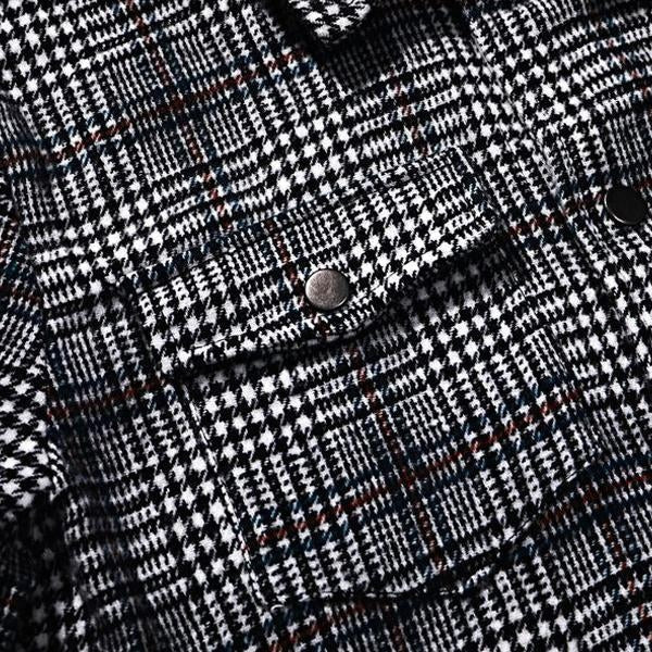 Chaqueta a cuadros para hombre