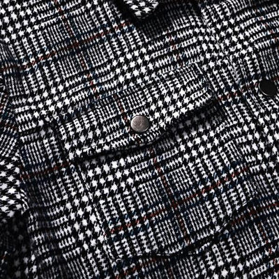 Chaqueta a cuadros para hombre
