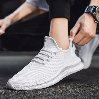 Lekkie buty męskie z wkładką ortopedyczną