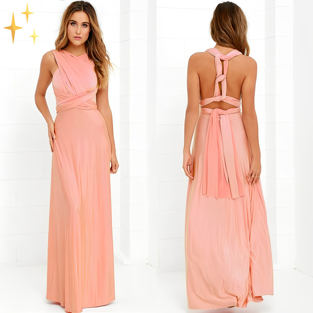 Hermoso vestido cruzado