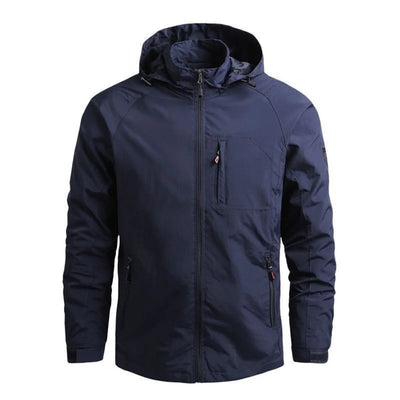 Veste cargo coupe-vent légère pour hommes