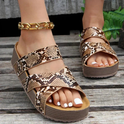 Sandalias de corcho con plataforma para mujer Amara