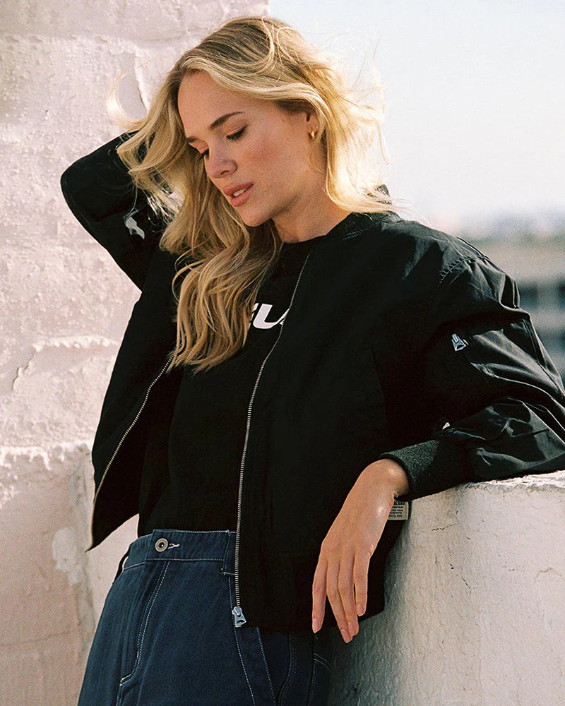 Nina - Chaqueta bomber con cremallera