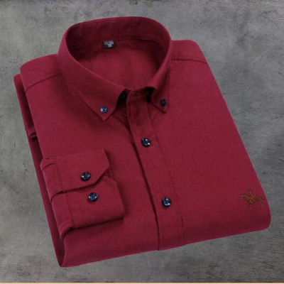 Oscar - Camisa de rayas con detalle bordado