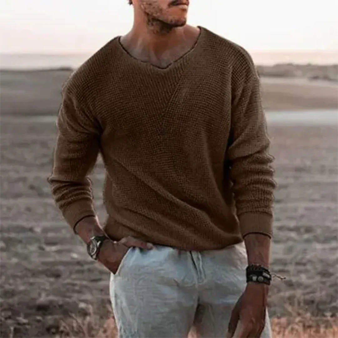 Sigfried | Pulls chauds manches longues pour hommes | Tricot