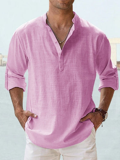 Camiseta abotonada para hombre