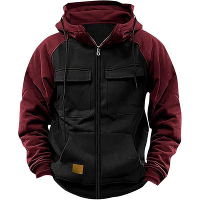 Chaqueta de manga raglán para hombre