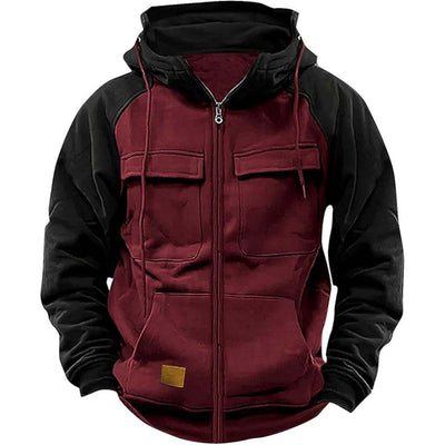 Chaqueta de manga raglán para hombre