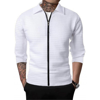 Chaqueta tipo gofre para hombre