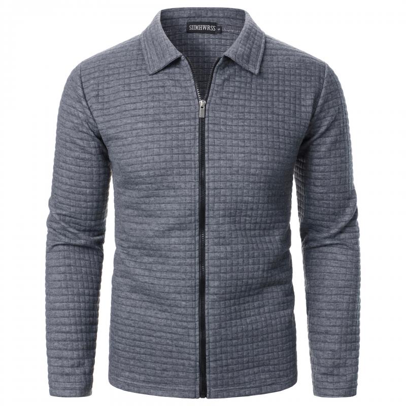 Chaqueta tipo gofre para hombre