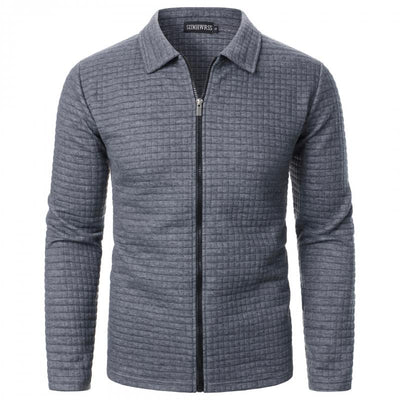 Chaqueta tipo gofre para hombre