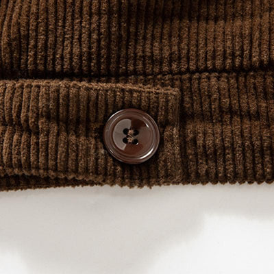Chaqueta de hombre con cuello de felpa