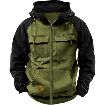 Chaqueta de manga raglán para hombre