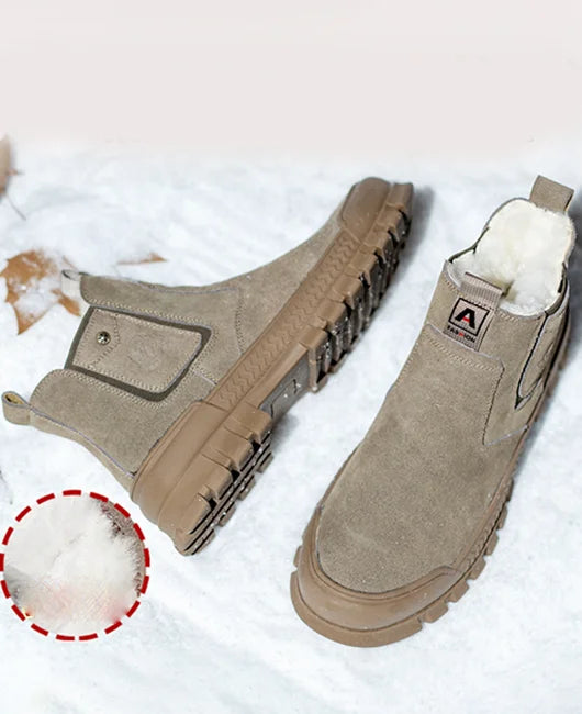 Jayson - Bottes confortables en peluche pour hommes