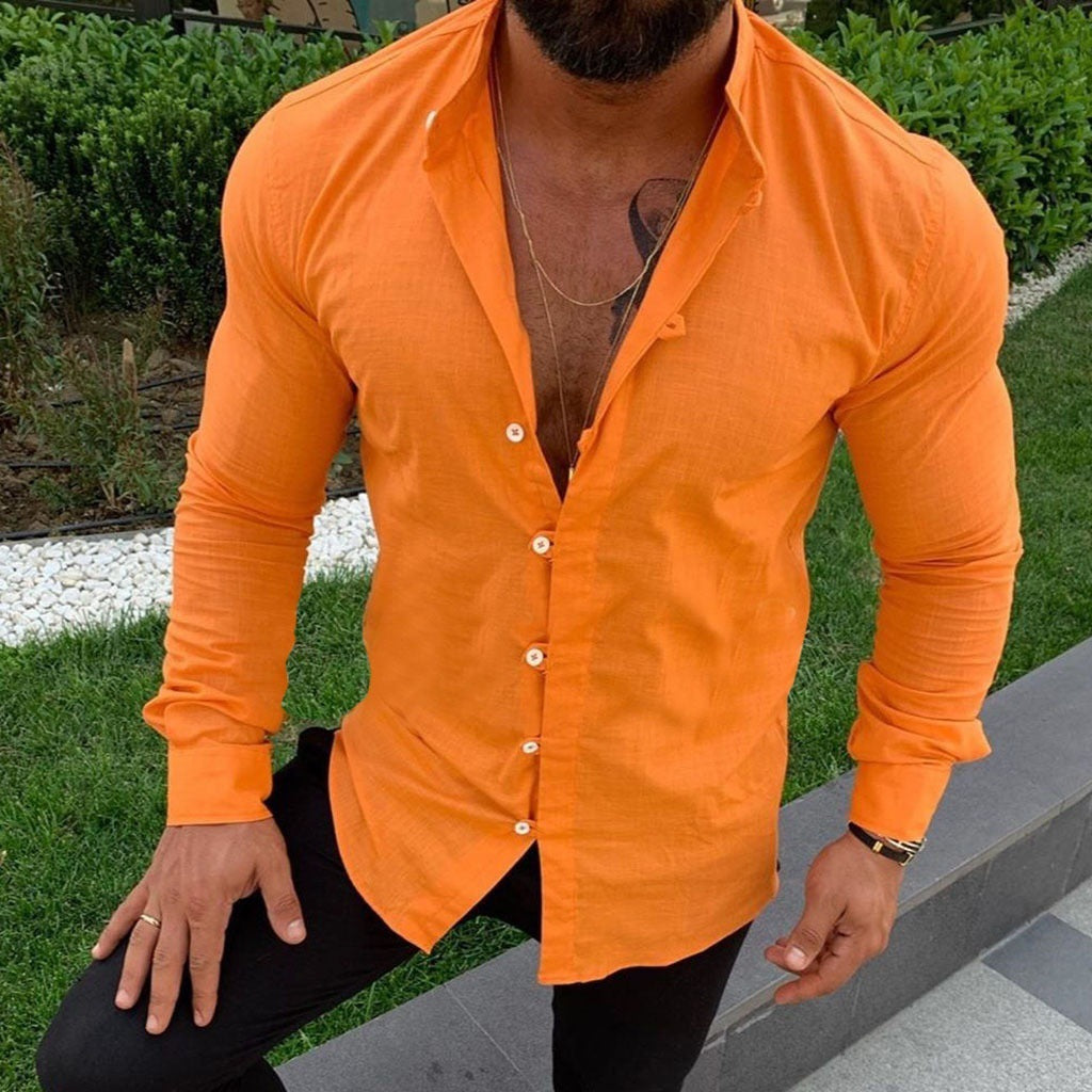Lois | Camisa de lino sencilla para hombre