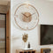 Reloj de pared de madera de diseño nórdico: elegante y silencioso.