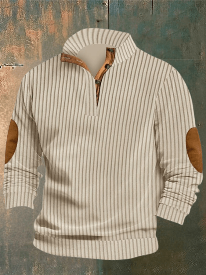 Cooper - Pull-over déchiré avec cheveux longs