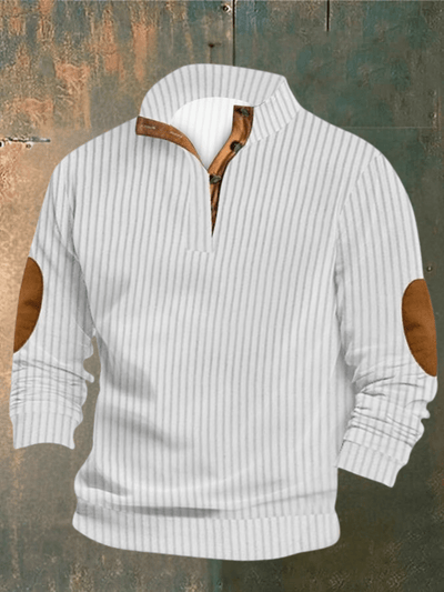 Cooper - Pull-over déchiré avec cheveux longs