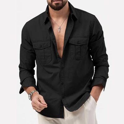 Thijs - Camisa utilitaria para hombre
