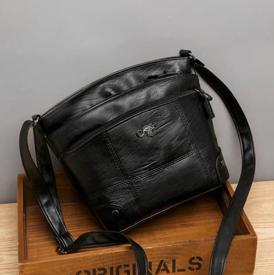 Bolso de hombro Kollete de piel sintética