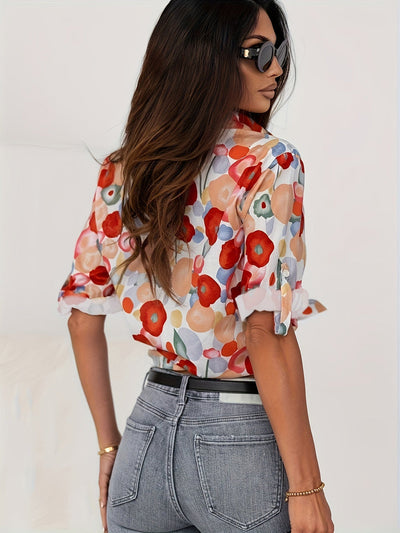 Norah | Blouse florale stylée pour dames