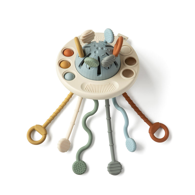 COZYPULL - Juguete sensorial de dentición Montessori para niños pequeños 
