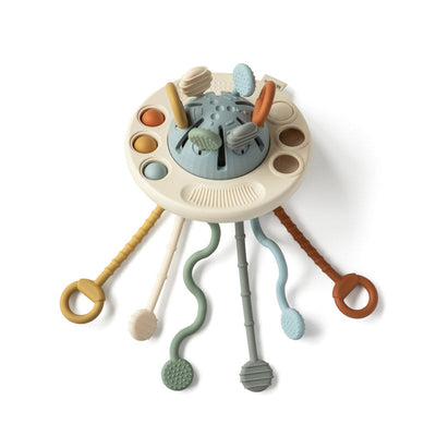 COZYPULL - Juguete sensorial de dentición Montessori para niños pequeños 