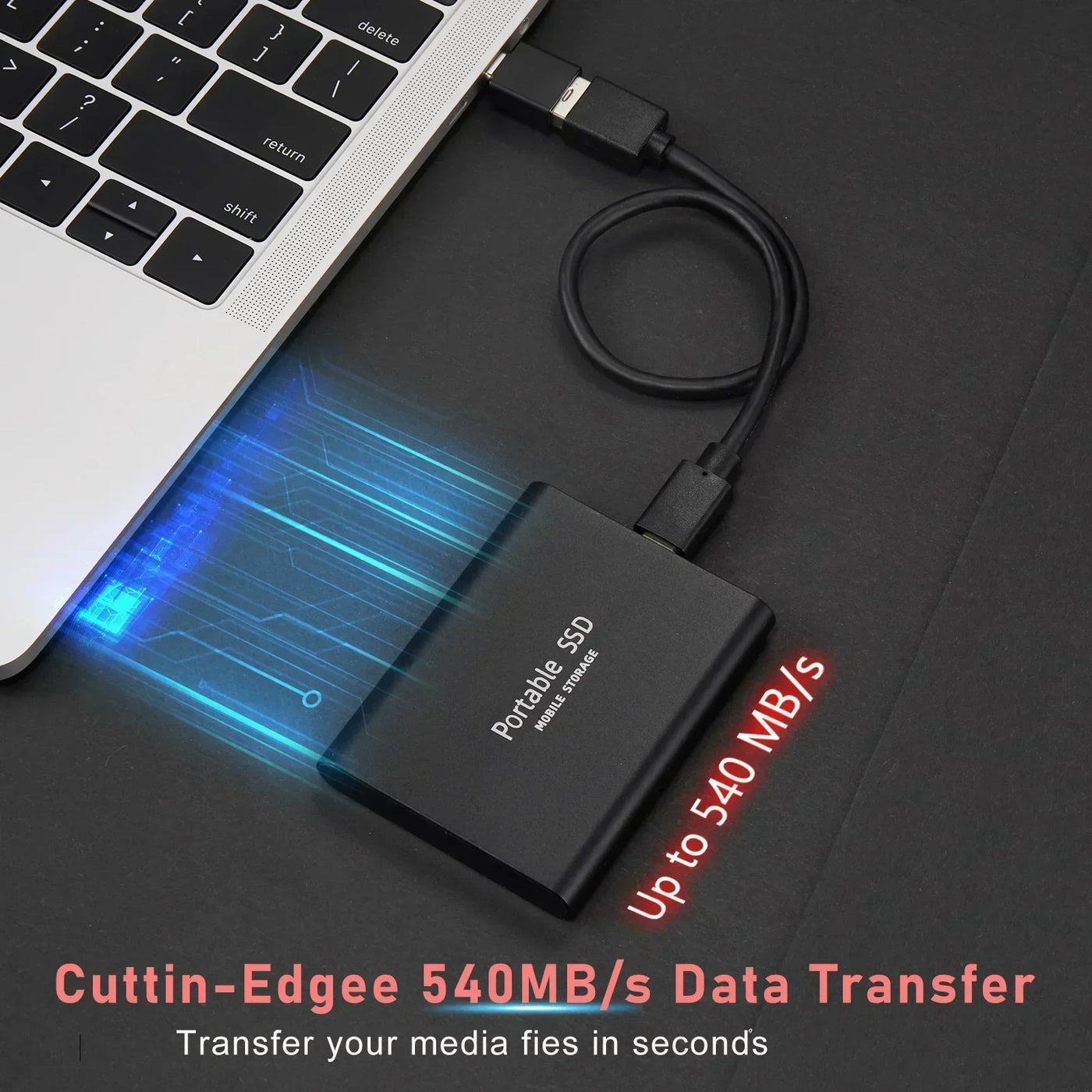 SSD externo ultrarrápido: velocidad compacta y confiabilidad