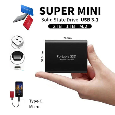 SSD externo ultrarrápido: velocidad compacta y confiabilidad