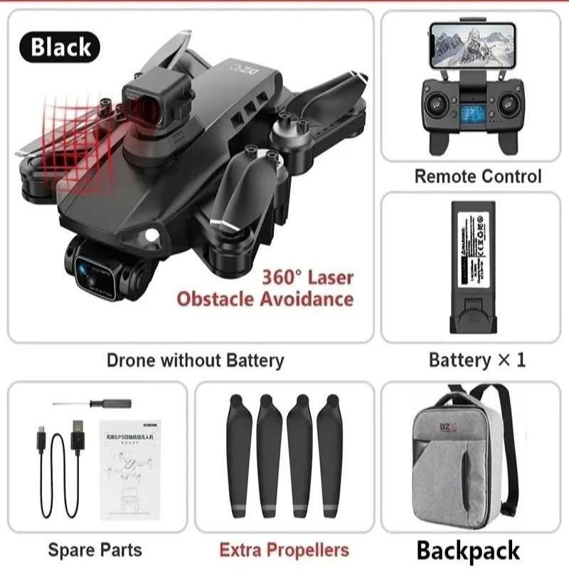 Dron RG109 Pro: Dron HD 8K con cámara dual, GPS y motores sin escobillas 