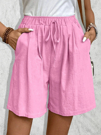 Flora - Shorts de moda con cintura alta