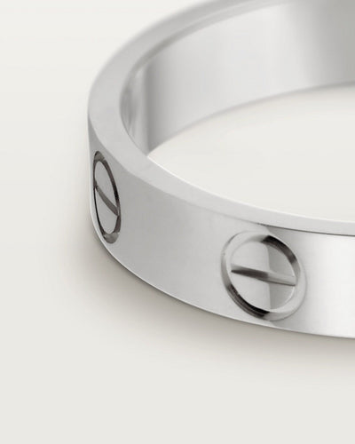 Aria - Unisex ring sølv størrelse 1 sinklegering