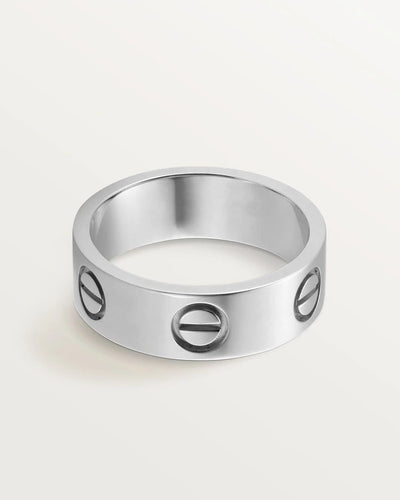Aria - Unisex ring sølv størrelse 1 sinklegering