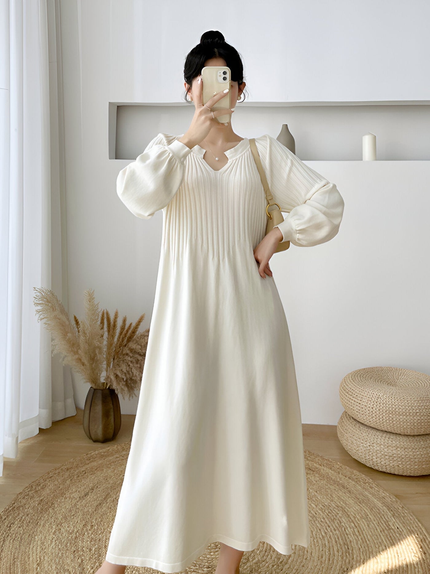 Vestido de punto para mujer de otoño e invierno | Perfecto para primavera/verano