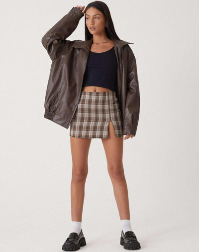 Veste en cuir surdimensionnée et élégante - Confortable et tendance pour tous les jours