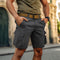 Pantalones cortos cargo multibolsillos para hombre